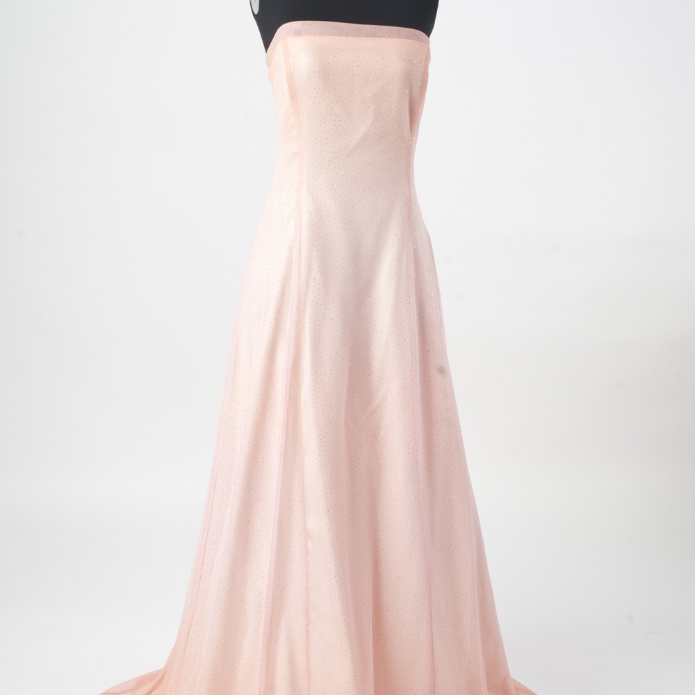 Vintage Peach Evening Gown
